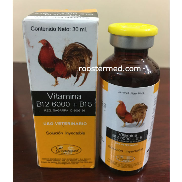 VITAMINA B12 6000+B15 30ml - Thuocgadaus.com